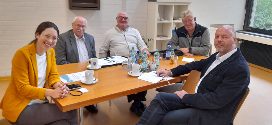 Romina Plonsker, Harald Dudzus, Walter Ley, Uwe Paffenholz und Stefan Lamertz (v.l.n.r.)